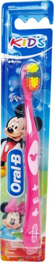 ORAL-B Barnetannbørste Mickey Mouse RÖDaktig ORAL-B Barnetannbørste Mickey Mouse RÖDaktig