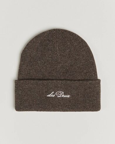 Les Deux Wayne Wool Beanie Mountain Gray