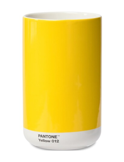 Pantone Jar Container + Giftbox Yellow PANT 012 C H17CM