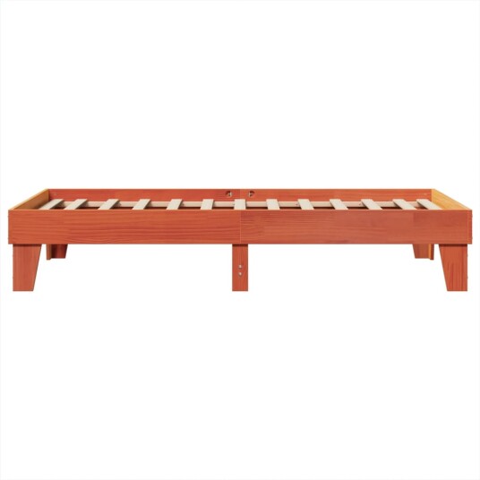  Sengeramme uten madrass voksbrun 75x190 cm heltre furu 8721158370082