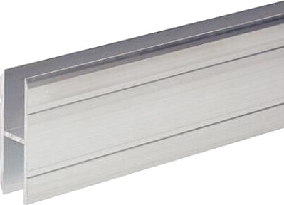 Adam Hall Hardware 6127 - Aluminium H-Profil 10 Mm For Skjøt *pris Per Meter