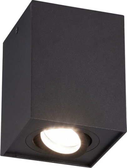 Trio Lighting Biscuit plafond GU10 matt svart -