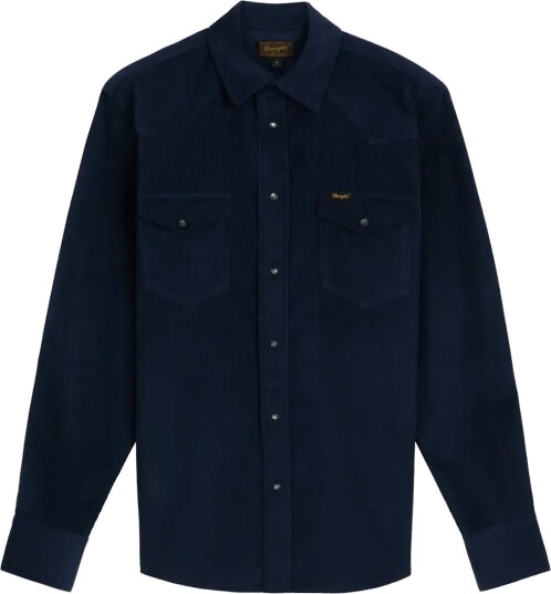 Wrangler Western Shirt Navy L