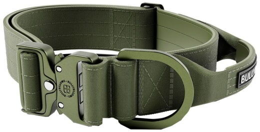 Bullybillows Bullybillow Combat Hundehalsbånd Med Håndtak Grønn 5 cm (L)