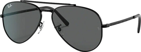 Ray-Ban New Aviator Black Dark Grey Dark Grey unisex Ray-Ban New Aviator Black Dark Grey Dark Grey unisex