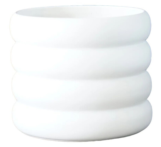 DBKD Mud krukke hvit Medium, Ø 14 cm DBKD Mud krukke hvit Medium, Ø 14 cm
