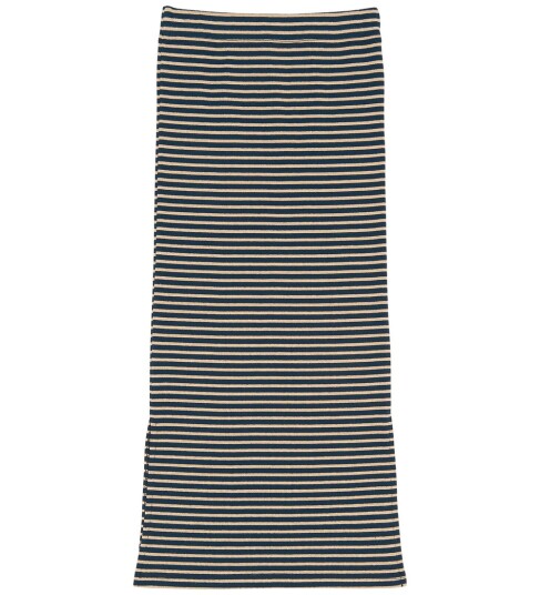 The New Tnpriscilla Long Rib Skirt Navy 110/116