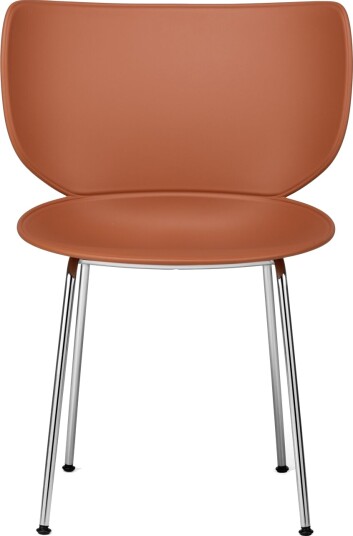Moooi Moooi Hana Spisestol Terracotta/Krom