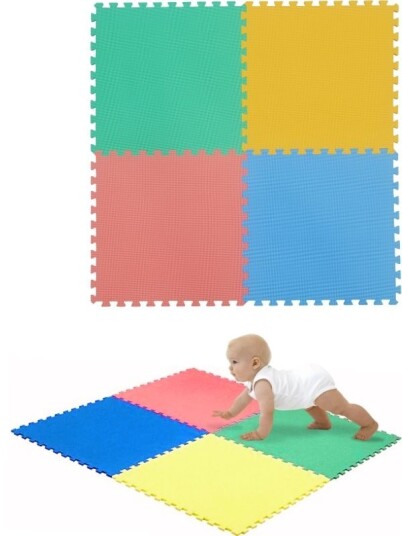 Treningsmatte i skumplast med 4 brikker 118x118 cm Treningsmatte i skumplast med 4 brikker 118x118 cm