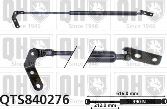 QUINTON HAZELL QTS840276 Baklukedemper