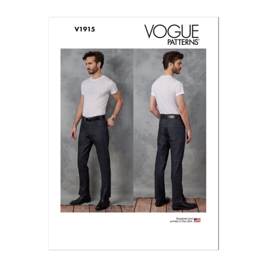 Vogue 1915 - Jeansbukser MUU (34-36-38-40)