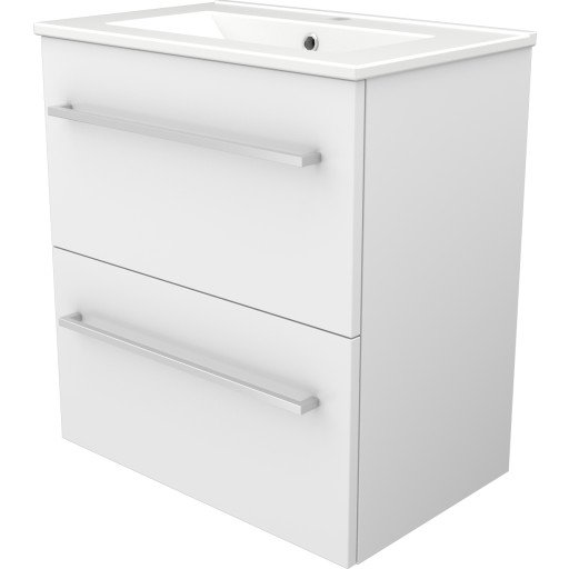 Sanibell Basicline møbelpakke 60x39 cm hvithøyglans Sanibell Basicline møbelpakke 60x39 cm hvithøyglans