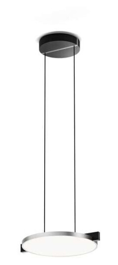 Light-Point - Inlay S2 Disc Pendel Matt Black/Satin Silver Light-Point