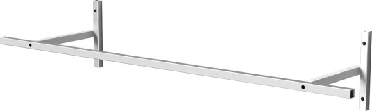 Nichba Design Wardrobe Rail Brushed Stainless Silver ONE SIZE Nichba Design Wardrobe Rail Brushed Stainless Silver ONE SIZE