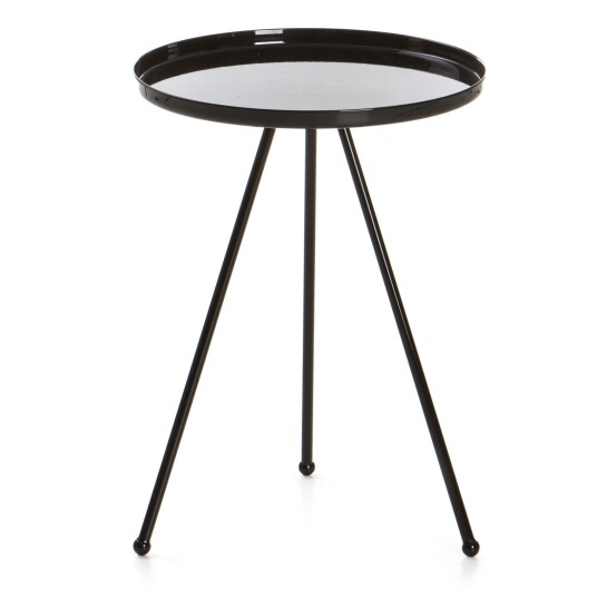 Bord Tea sort H:49 Ø:36,5