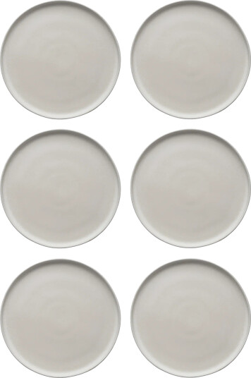 Scandi Living Sandsbro middagstallerken offwhite Ø26 cm 6 pk