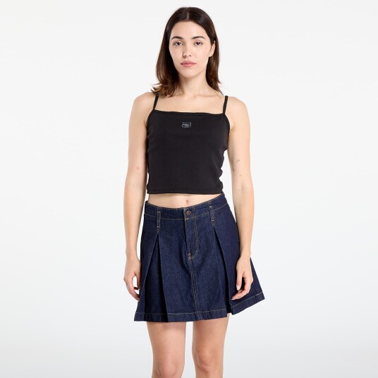 Calvin Klein Jeans A Woven Label Rib Cami Black XL