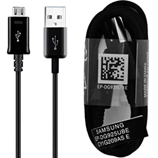 Samsung Micro-USB kabel (A til B-micro) 1,2m sort EP-DG925UBE bulk