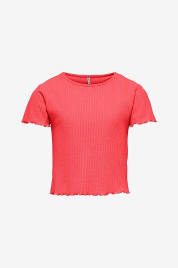 Kids Only Topp konNella S/S O Neck Top Rosa