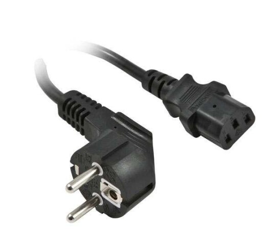 Synergy 21 Strømkabel CEE7 Til IEC-C13 230V 5m Svart Synergy 21 Strømkabel CEE7 Til IEC-C13 230V 5m Svart