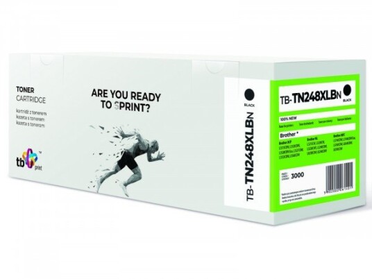 Tb Print Toner For Brother Tn248xlbk Tb-Tn248xlbn 100 % Ny Svart