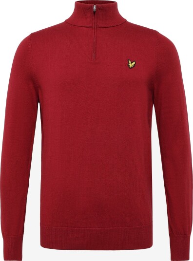Lyle & Scott Sport Golf Quarter Zip Jumper Burgundy S