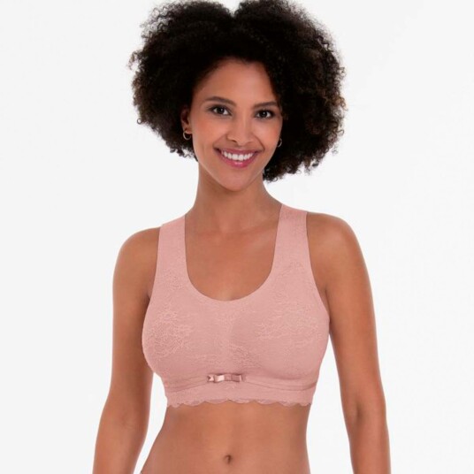 Anita BH Essentials Lace Bralette Rosa X-Small Dame