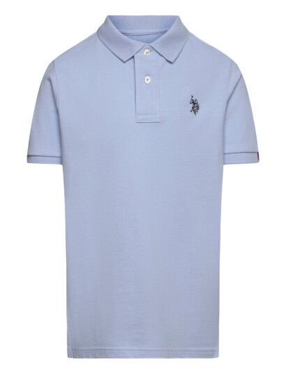 U.S. Polo Assn. Dhm Pique Polo Blue 122 U.S. Polo Assn. Dhm Pique Polo Blue 122
