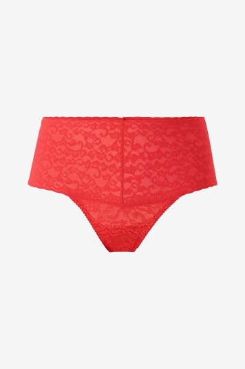 Lace Laboratory   Stringtruser High Waist Thong   Rød