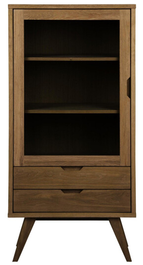 Kolinis Vitrineskap 72x145 cm   Brun