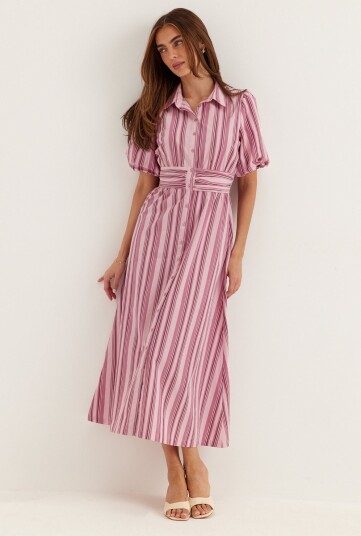 Waist Detail Cotton Dress