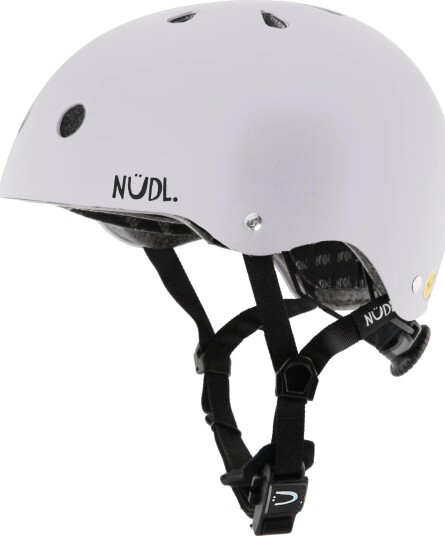 NUDL White MIPS Juniorsykkelhjelm - Str. S, 52-56cm