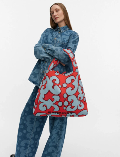 Marimekko Knitted Bag Large Keidas Multi/patterned ONE SIZE Marimekko Knitted Bag Large Keidas Multi/patterned ONE SIZE