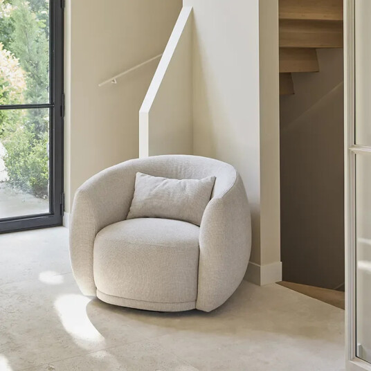 Riviera Maison Roterende lenestol Leonardo Glossy Flax Riviera Maison Roterende lenestol Leonardo Glossy Flax