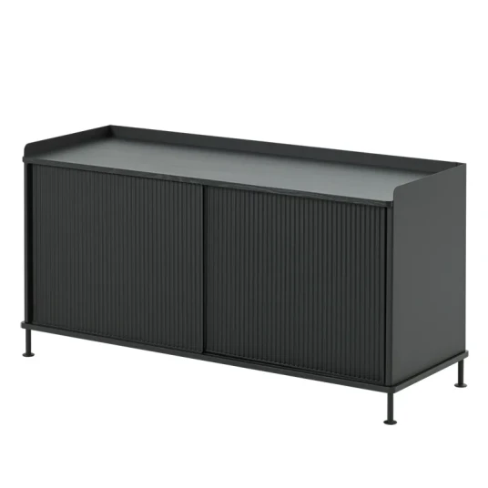 Muuto Enfold skjenk 124 x 45 cm oiled oak Deep Red Muuto Enfold skjenk 124 x 45 cm oiled oak Deep Red