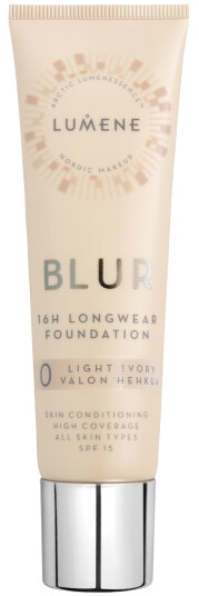 Lumene Blur 16H Foundation 30 ml Light Ivory med SPF 15 og Matt Finish