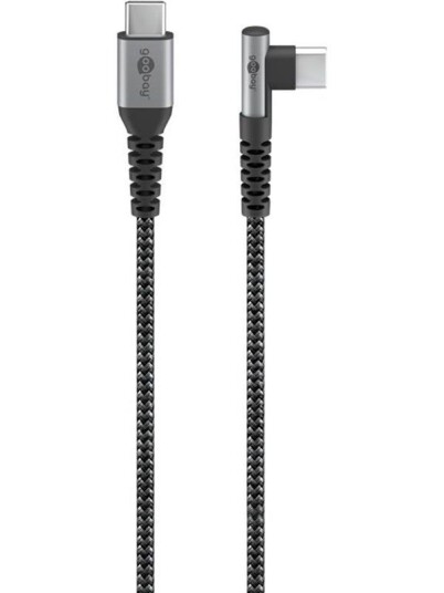 Pro USB-C 2m Kabel med Sleevet Design - Svart
