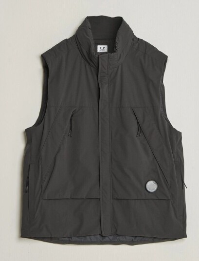 C.P. Company Pro Tek Lightweight Padded Vest Dark Grey