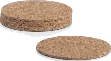 Zeller Sett Med 6 Kanelplater 9,5 Cm