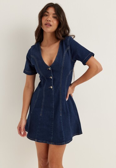 Denim Mini Dress