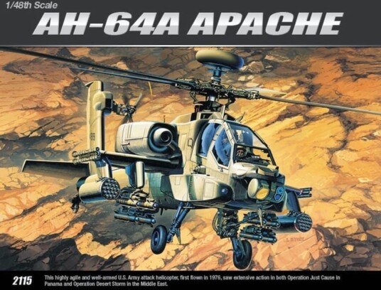 Academy 1/48 Apache AH-64A (MSIP) Academy 1/48 Apache AH-64A (MSIP)