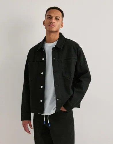 Que Sera Sera Dean Denim Jacket Jeansjakker Svart