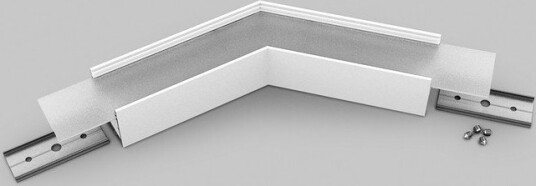 Topmet Profilsamler VARIO30 02 135GRAD Hvit lakkert