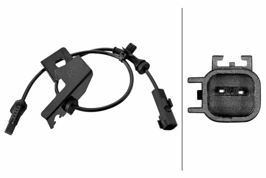Sensor, ABS HELLA 6PU 358 218-821
