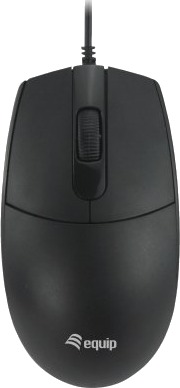 Equip 245117 Ambidekstriøs Optisk Usb Type A 1200 Dpi Sort