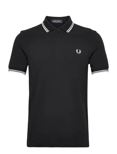 Fred Perry Twin Tipped Fp Shirt - Black - S
