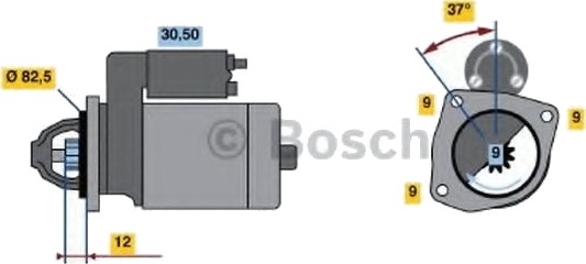 BOSCH 0 986 017 790 Starter