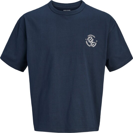 Jack & Jones T-skjorte - JorFrederiksberg - Sky Captain - Jack & Jones - 10 år (140) - T-skjorte - Marineblå