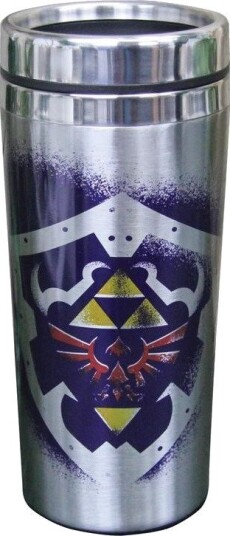 The Legend of Zelda Link Termokrus - 450ml, Rustfritt St??l - Hylian Shield