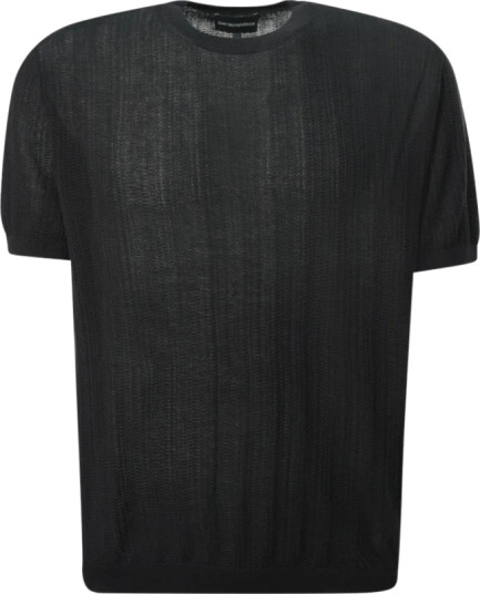 Emporio Armani Herre Strikkevarer Svart S,